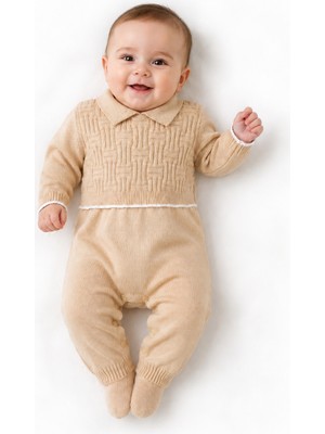 Baby Hola Unisex Triko Patikli Bebek Tulum 5603