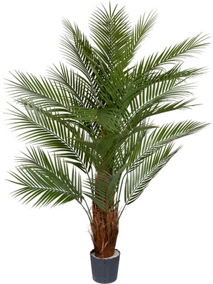 Herdekora Yapay Palmiye Ağacı Gerçek Dokulu Yeşil 120 Cm.