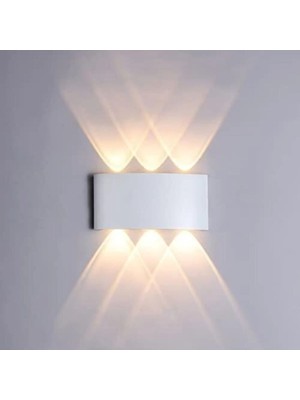 Mikasso Uranüs Gün Işığı Ledli Dekoratif Işık Süzmeli Iç Dış Mekan Bahçe Balkon Teras Salon Aplik Plastik Be