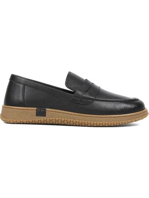Celal Gültekin Kadın Siyah Deri Loafer