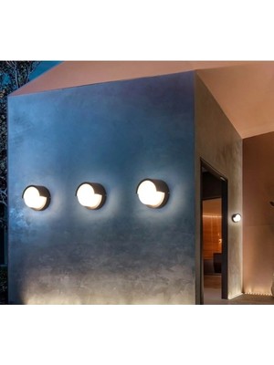 Mikasso Sıva Üstü LED Aplik 7W Gün Işığı Renk CT-7077 Alüminyum Sarı