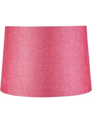 Mikasso Lambader Başlığı Kumaş Başlık Konik Abajur Şapkası Fuşya 1440 Kumaş Pembe