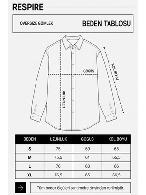 Respire Erkek Poplin Oversize Gömlek Bebe Mavi