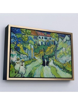 Trezon Ahşap Çerçeveli Vincent Van Gogh - La Siesta TABLOSU-7187