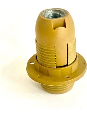 Mikasso Italyan Duy E14 (E-14 Avize Duyu) (Gold) Plastik 1 E14 Sarı