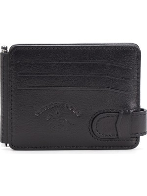 Newish Polo Erkek Hakiki Deri Maşa Kağıt Para Tutucu Kartlık ve Cüzdan - NEWPOLO421