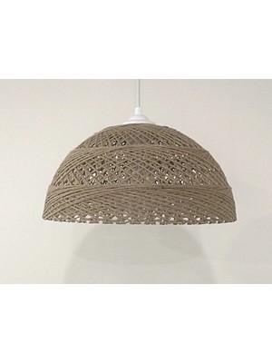 Mikasso Bohem,modern,hasır,doğal,el Yapımı Sarkıt Avize 16*30 Hasır 1 E27 Çok Renkli Salon / Oturma Odası
