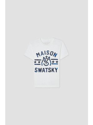 Swatsky Erkek Çocuk Beyaz Tshirt