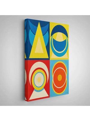 Trezon Ahşap Çerçeveli Auguste Herbin - Lune I TABLO-7358