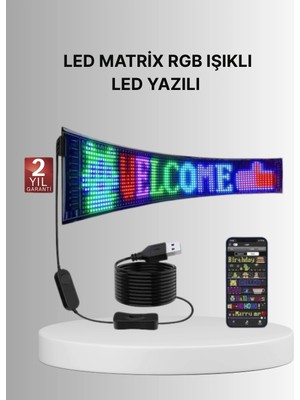 Eco Lounge Gece Kullanıma Uygun  Pixel Rgb LED Panel Estetik Atmosfer Işığı