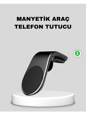 Eco Lounge Manyetik Araç Telefon Tutucu 360° Dönebilen ve Sarsıntısız Güçlü Mıknatıslı