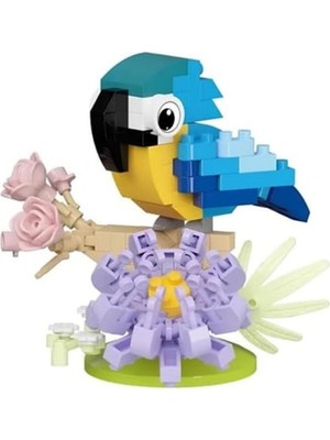 tp LZ-8636 Papağan 180 Parça Block Oyuncak-Mini Poşet