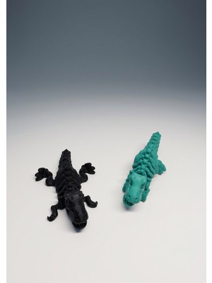Tekno Sanat TeknoSanat 3D Baskı Hareketli Eklemli T-Rex Dinozor Figürü - Dekoratif Oyuncak