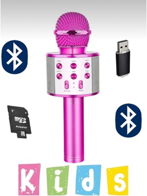 tp Buğz Bluetooth Bağlantılı Karaoke Mikrofon, Ses Efekti ve Tf Kart Desteği ile Eğlence Sunar