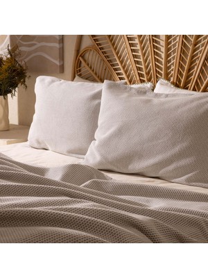 Matmel Soft Avena Çift Kişilik Pike Seti - Gri