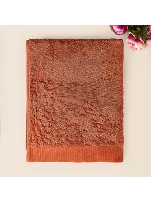 Matmel Soft Linen Yüz Havlusu - Kiremit - 50X90 cm