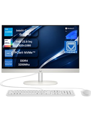Hp Proone 240 G10 Intel Core I5-1334U 32GB Ddr4 1tb SSD 23.8"fhd (1920 x 1080) IPS Win 11PRO All In One Bilgisayar W9H6H6ETPCB04