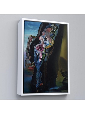 Trezon Ahşap Çerçeveli Salvador Dali - Gradiva TABLO-7395