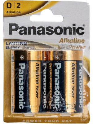 3 Adet Panasonic Alkalin Power Büyük 2'li
