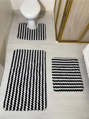 Mikasso Kaymaz Taban 60X100 Klozet Takımı Polyester Çok Renkli
