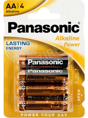 4 Adet Panasonic Alkaline Power 4'lü Kalem Pil