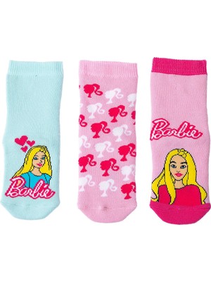 TeknoKapsül Mattel Kız Bebek 3lü Havlu Çorap Pembe