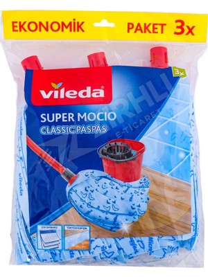 5 Adet Vileda Süper Mocio Paspas Klasik 3 Lü