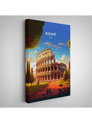 Trezon Roma Italya Kolezyum TABLO-7701