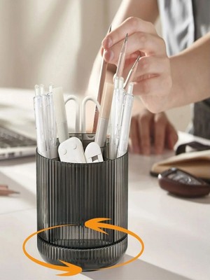 Mikasso 360° Dönebilen Plastik Organizer Çok Amaçlı Mutfak, Banyo ve Makyaj Malzemesi Düzenleyici Plastik Si