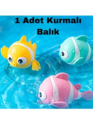 Mikasso Kurmalı Balık Bebek Banyo Oyuncağı Çok Renkli
