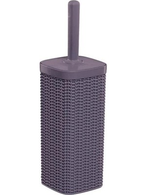Mikasso Krm Rattan Wc Klozet Temizleme Fırçası - Antrasit Krm Plastik Altın