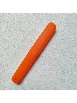 Mikasso Taşınabilir Diş Fırçası Kutusu Plastik Turuncu