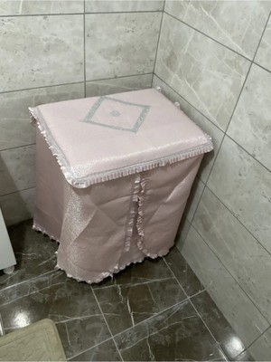 Mikasso Çamaşır Makinesi Örtüsü Polyester Pembe