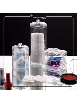 Mikasso Akrilik Lüx 3'lü Makyaj Organizer Set Akrilik Gri 3