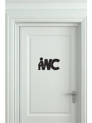 Mikasso Tuvalet Sticker Duvar Çıkartması, Duvar Dekoru, Ev Dekorasyonu, Tuvalet Çıkartması, Wc Çıkartması Si