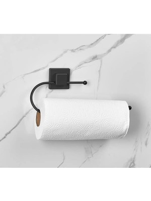 Mikasso Yapışkanlı Kağıt Havluluk Siyah, Banyo Havluluk Beyaz