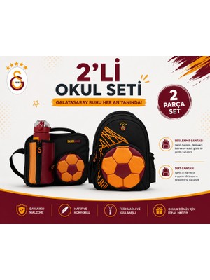 Galatasaray Okul Çantası 26912+ Beslenme Çantası 26914