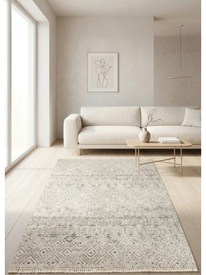Ayduran Halı Classi Soft Ince Saten Bambu Halı Kaymaz Taban Yıkanabilir Modern Salon Mutfak Koridor Halısı