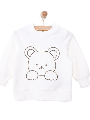 TeknoKapsül Ebebek Hello Baby Hellobaby Yenidoğan Kız Kedi Sweatshirt Unisex