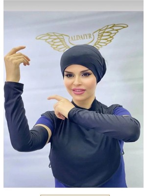 ALDAIYR Tesettür Boyunluk Kolluk Set 2 Adet