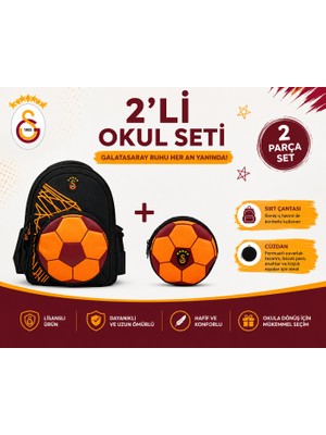 Galatasaray Okul Çantası 26912+ Kalem Kutusu 26915