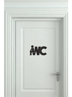 Mikasso Tuvalet Sticker Duvar Çıkartması, Duvar Dekoru, Ev Dekorasyonu, Tuvalet Çıkartması, Wc Çıkartması Si