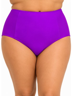 Eros Büyük Beden Toparlayıcı Yüksek Bel Kadın Bikini Alt
