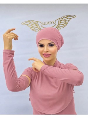 ALDAIYR Tesettür Boyunluk Kolluk Set 2 Adet