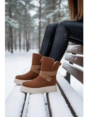 TeknoKapsül Soho Taba Süet Kadın Bot & Bootie 18480