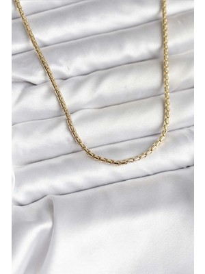 Marsilyan 14K Gold Renk Kaplama Zincir Model cm Kadın Kolye 5886