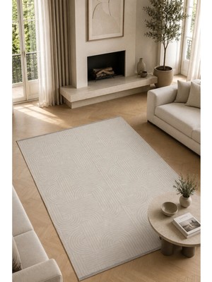 Ayduran Halı Modena Iskandinav Yıkanabilir Şönil Kilim Saçaklı, Kaymaz Tabanlı Koridor Salon Oturma Çocuk Odası Halısı