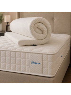 Sleepoos Tek Kişilik 7 cm Lateks Yatak Pedi