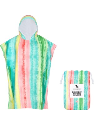 Dock And Bay Uv Korumalı Yetişkin Panço Design L Watermelon Sugar