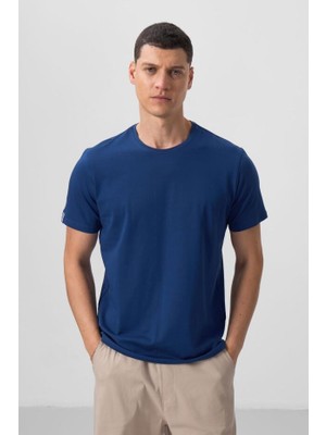 Tommy Life Parlament Erkek Basic Kısa Kol Standart Kalıp O Yaka T-shirt - 87911